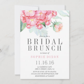 Invitación a la fiesta de brunch de novia en el ja