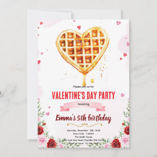 invitación a la fiesta de brunch del día de Galent