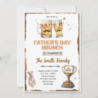 Invitación a la fiesta de brunch del día del padre
