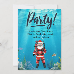 Invitación a la Fiesta de Buceo de Navidad Subacuá