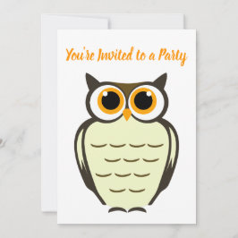 Invitación a la fiesta de búhos