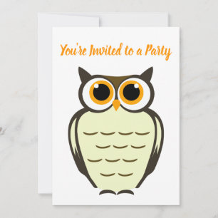 Invitación a la fiesta de búhos
