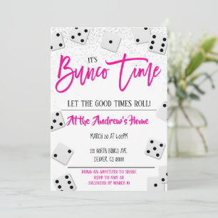 Invitación a la fiesta de Bunco