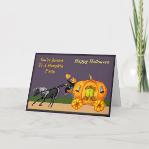 Invitación a la Fiesta de Calabaza de Halloween en
