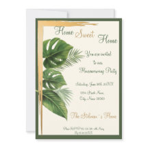 Invitación a la fiesta de calentamiento de la casa