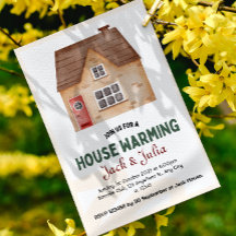 Invitación a la fiesta de calentamiento de la casa