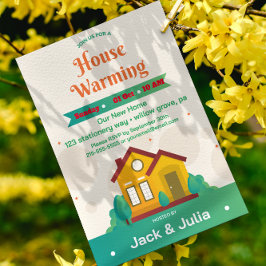 Invitación a la fiesta de calentamiento de la casa