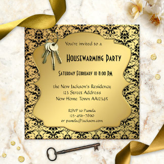 Invitación a la fiesta de calentamiento de la casa