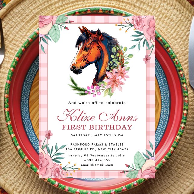 Invitación a la fiesta de Carreras de caballos de  (Subido por el creador)