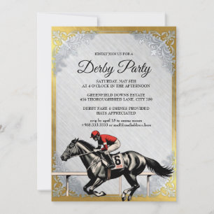 Invitación a la fiesta de carreras de caballos Gol