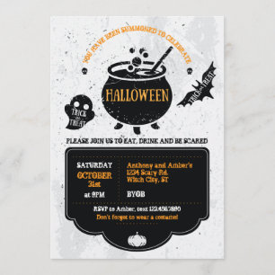 Invitación a la fiesta de Cauldron de Brujas en Ha