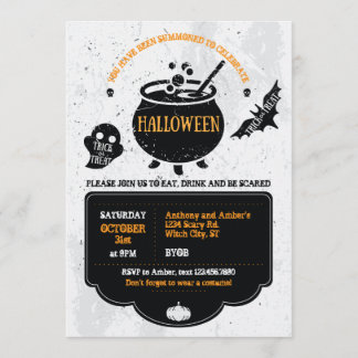 Invitación a la fiesta de Cauldron de Brujas en Ha