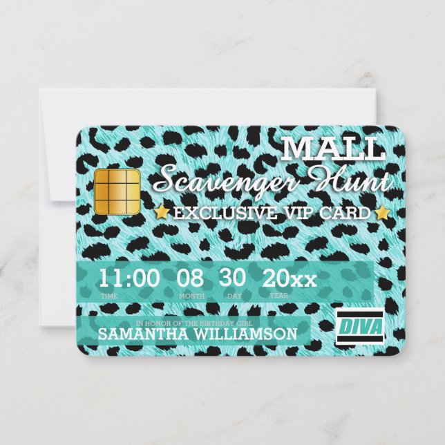 Invitación a la fiesta de caza de scavenger de la  (Anverso)