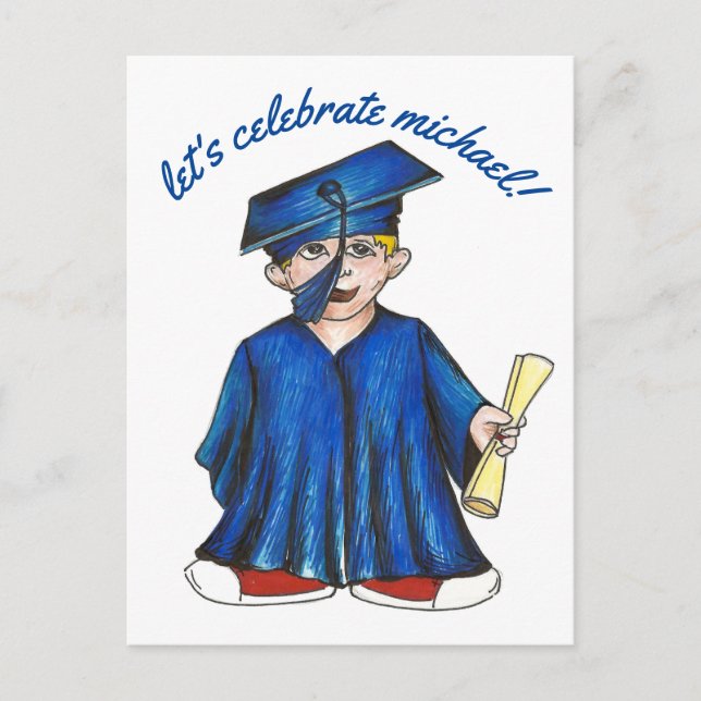 Invitación a la Fiesta de Celebración de Graduació (Anverso)