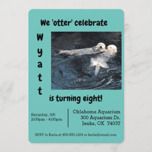 Invitación a la fiesta de celebración de Otter
