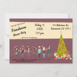 Invitación a la fiesta de Cena de Amistad