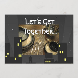 Invitación a la fiesta de cena de City Lights