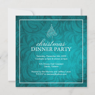 Invitación a la fiesta de cena de Navidades de cla