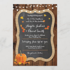 Invitación a la fiesta de Chalk de Madera de Calab