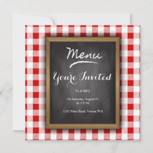 Invitación a la fiesta de Chalkboard Bistro