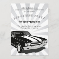 Invitación a la fiesta de Chevelle Dad-chelor