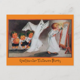 Invitación a la fiesta de Chica de Halloween