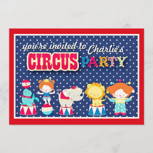Invitación a la fiesta de Circo Cuto