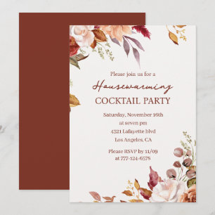 Invitación a la fiesta de cóctel de inauguración d