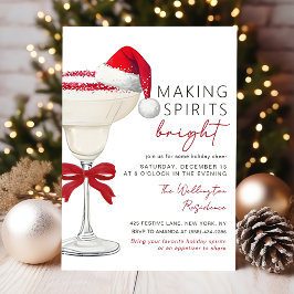 Invitación a la fiesta de cóctel de Navidad