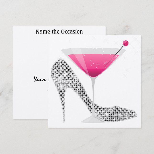 Invitación a la fiesta de cóctel de SRF (Anverso / Reverso)