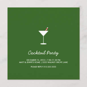 Invitación a la fiesta de cóctel Swizzle Cocktail 