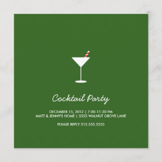 Invitación a la fiesta de cóctel Swizzle Cocktail
