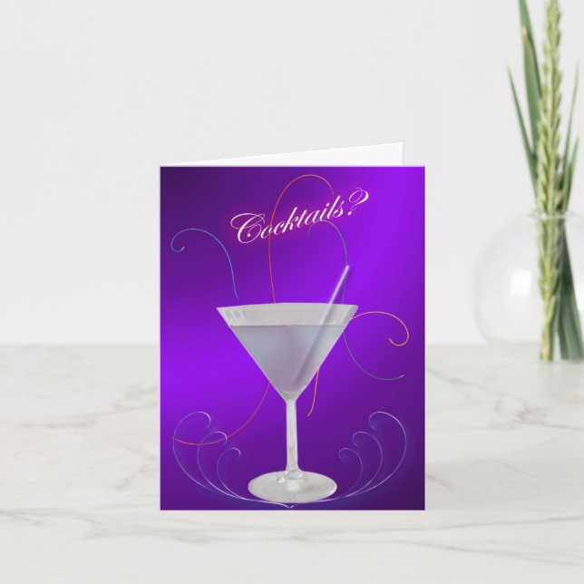 Invitación a la fiesta de cócteles (Anverso)