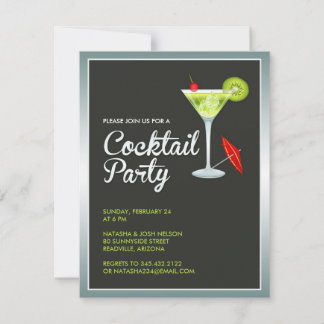 Invitación a la fiesta de cócteles