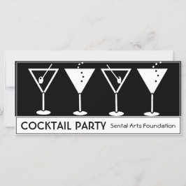 Invitación a la fiesta de cócteles de época