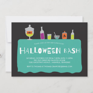 Invitación a la fiesta de cócteles de Halloween