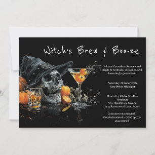 Invitación a la fiesta de cócteles de Halloween