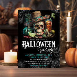 Invitación a la fiesta de cócteles de Halloween pa