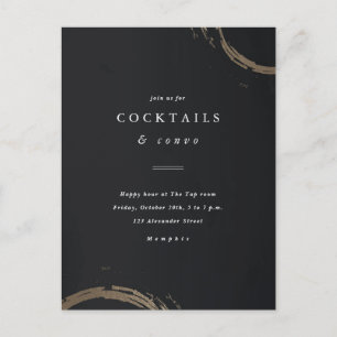 Invitación a la fiesta de cócteles de los Anillos