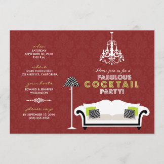 Invitación a la fiesta de cócteles de Moda de Cebr