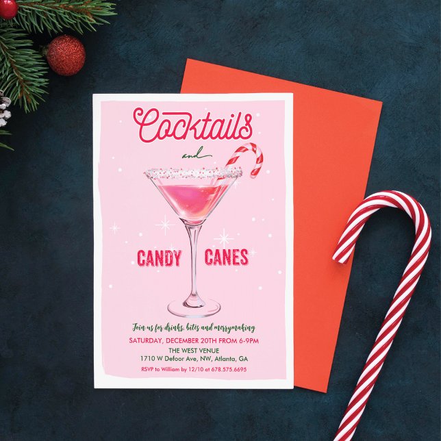 Invitación a la fiesta de cócteles de Navidad Holi (Subido por el creador)