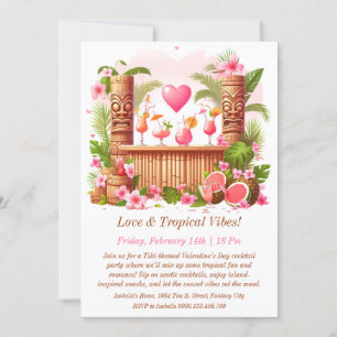 Invitación a la fiesta de cócteles de San Valentín