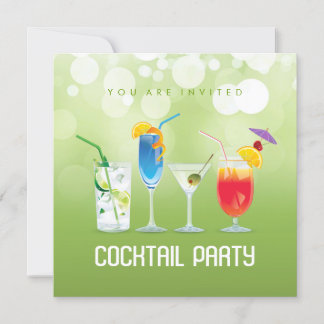 Invitación a la fiesta de cócteles de verano