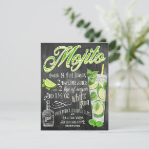 Invitación a la fiesta de cócteles Mojito