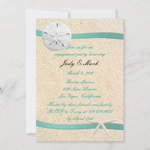 Invitación a la fiesta de compromiso de bodas de a
