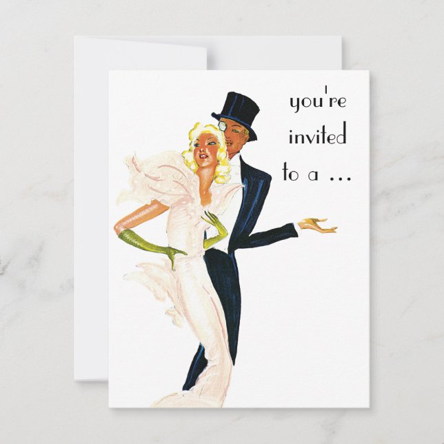 Invitación a la fiesta de compromiso de bodas de é (Anverso)