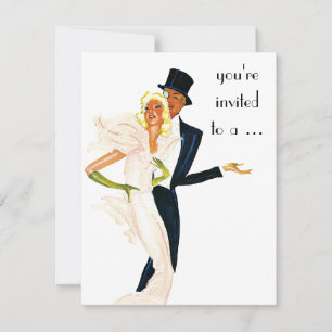 Invitación a la fiesta de compromiso de bodas de é