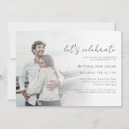 Invitación a la fiesta de compromiso de Bodas de f