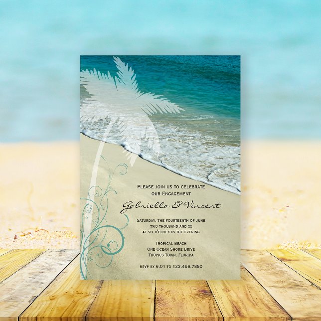 Invitación a la fiesta de compromiso de bodas en p (Subido por el creador)