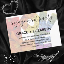 INVITACIÓN A LA FIESTA DE COMPROMISO DE BODAS GAY 